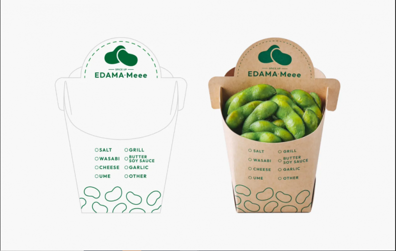 Brand site creation for edamame specialty store "EDAMA・Meee" screenshot 1