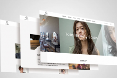 Glimpse: Beauty salon store introduction website production