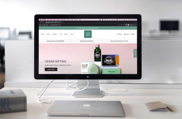 Little Green Basket – Shopify eCommerce Store Build and Management screenshot 1