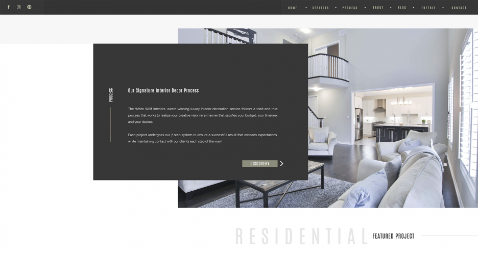 WEBSITE DESIGN - INTERIOR DESIGN AND FENGSHUI EXPERT screenshot 2