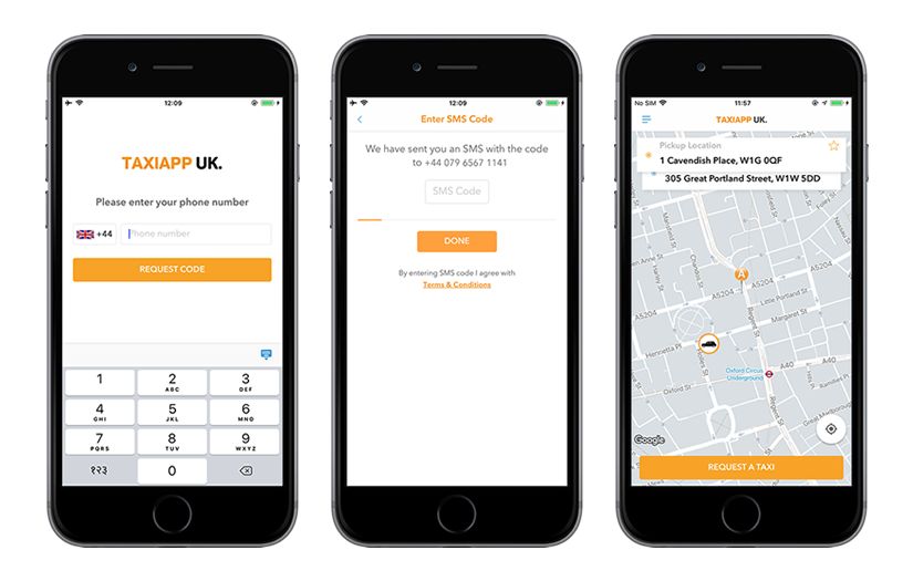 Taxi App UK screenshot 1