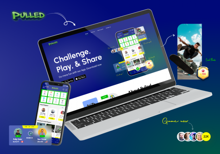 Boosting Downloads for "PULLED" Gaming App screenshot 1