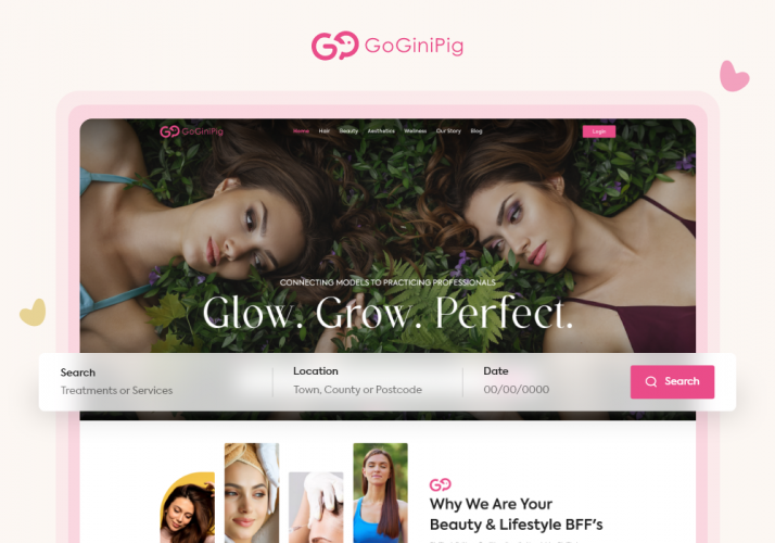 GoGiniPig - Holistic Skincare & Wellness Web App screenshot 1