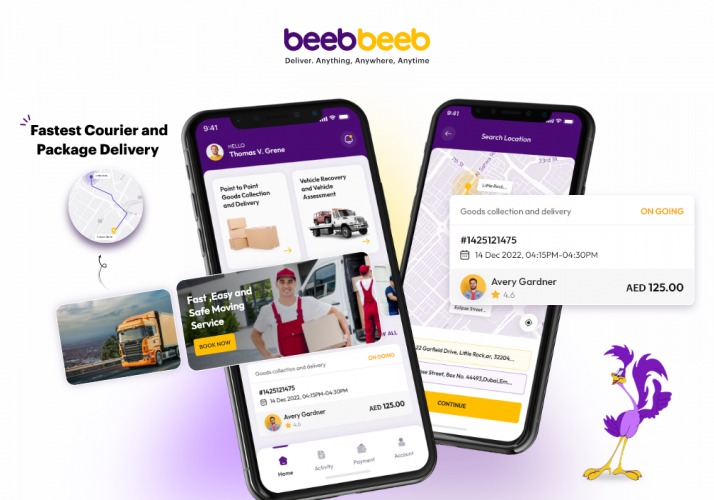Beeb Beeb - On-Demand Trucking & Logistics App screenshot 1