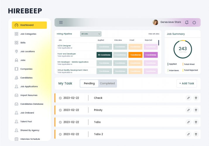 HireBeep - Efficient Hiring Platform screenshot 1
