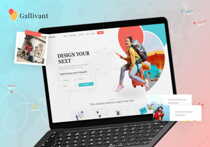 Gallivant - Digital Travel Planning Platform screenshot 1