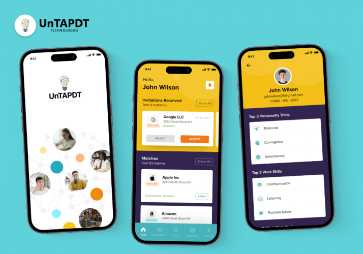 UnTAPDT - Internship Matching Network for Interns screenshot 1
