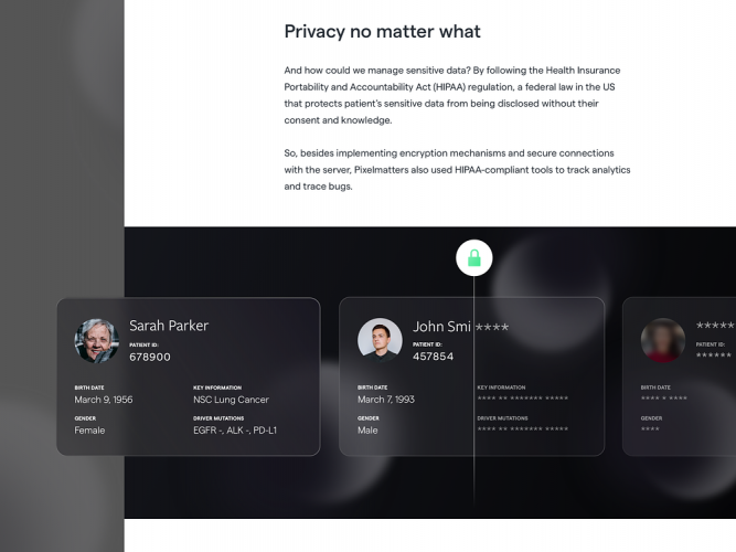 Ronin - A Centralized Cancer Care Platform screenshot 2
