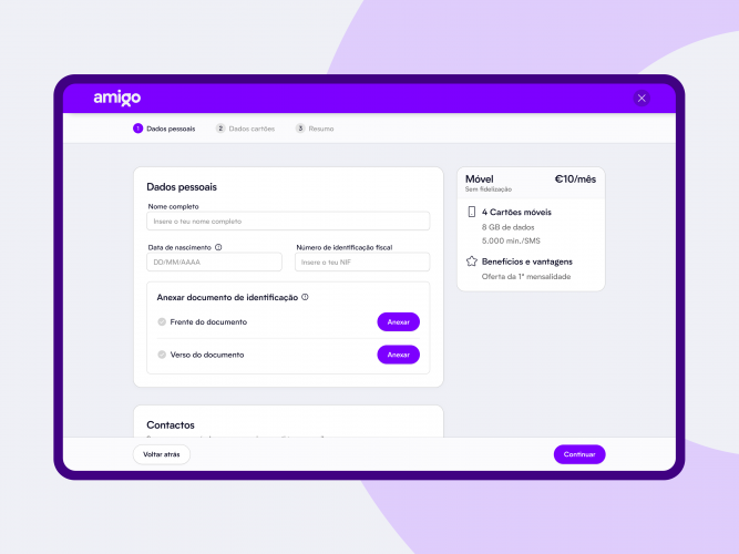 amigo - Designing a brand-new Telecom operator screenshot 2