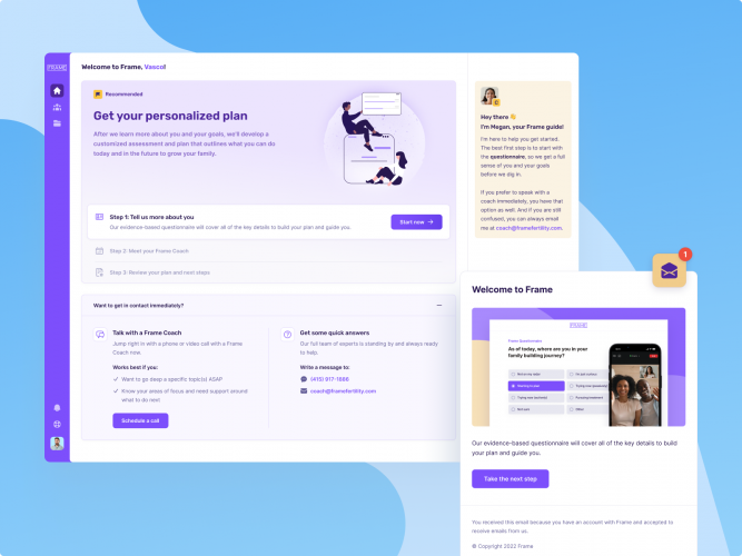 Frame Fertility - Providing Fertility Care to everyone screenshot 1