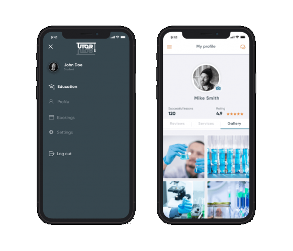 Mobile App for Tutors Portal screenshot 1
