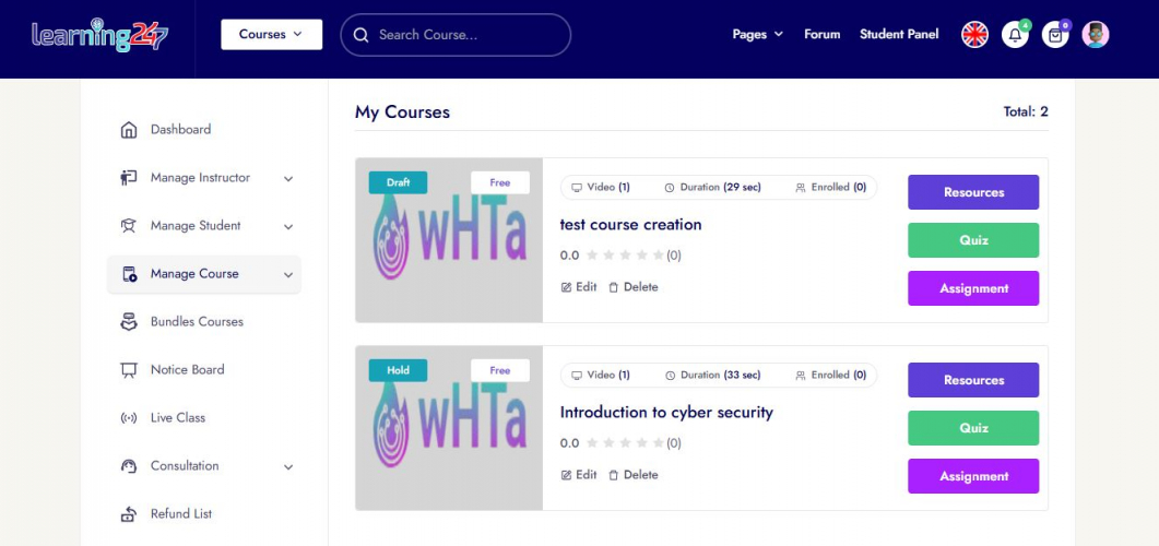 EdTech Platform as a Service - PaaS screenshot 3