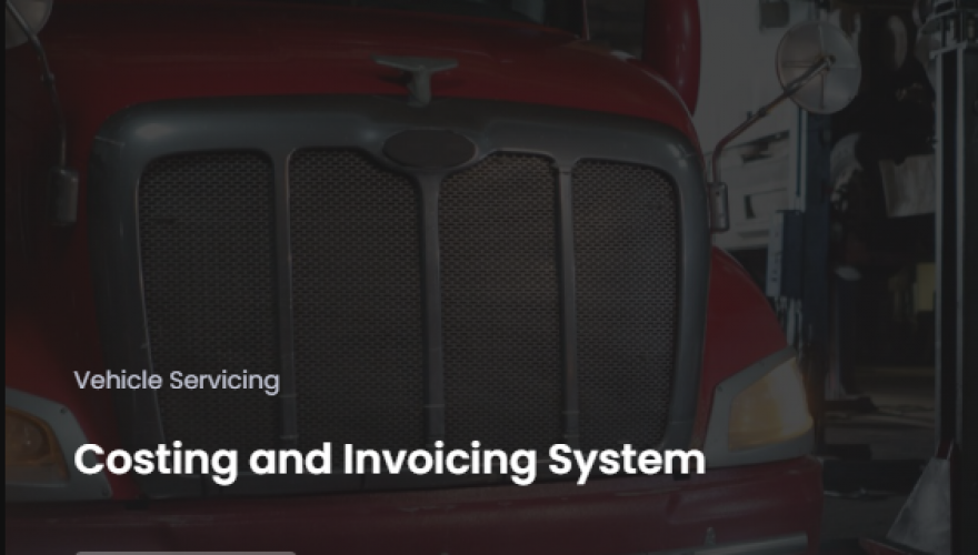 Costing and Invoicing System screenshot 1