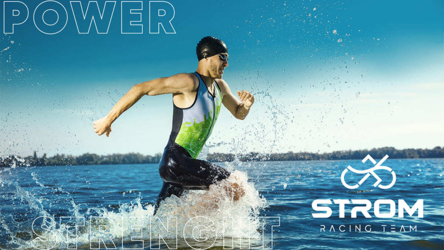 Strom: Branding development for interdisciplinary team for triathletes screenshot 1