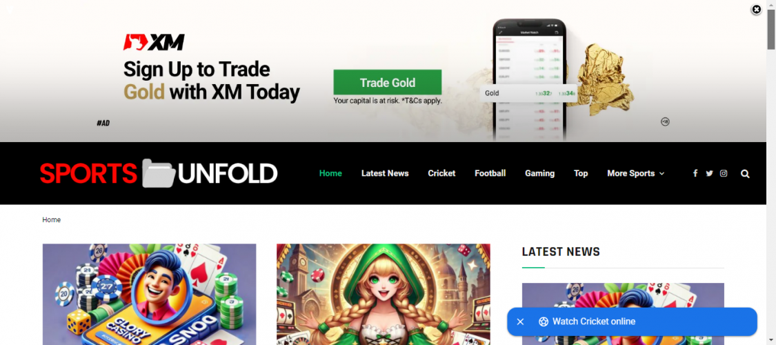 sportsunfold screenshot 1