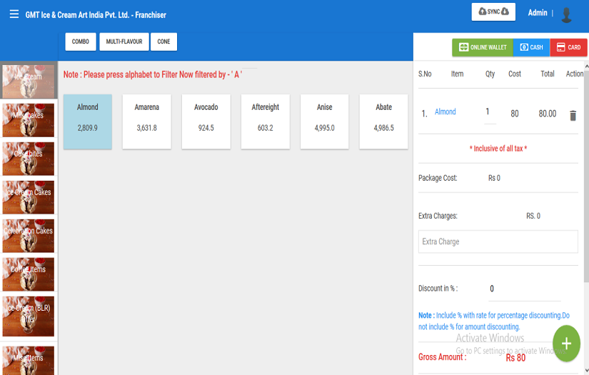 ERP and POS for Franchise management software screenshot 2