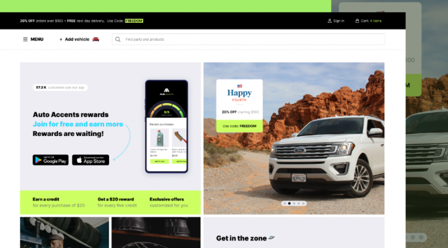 AUTO PARTS STORE screenshot 1