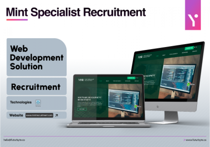 Mint Specialist Recruitment Website screenshot 1