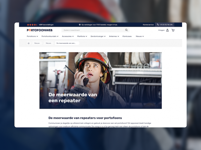 A renewed and improved PortofoonWEB based on Hyvä  screenshot 4