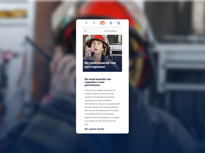 A renewed and improved PortofoonWEB based on Hyvä  screenshot 3