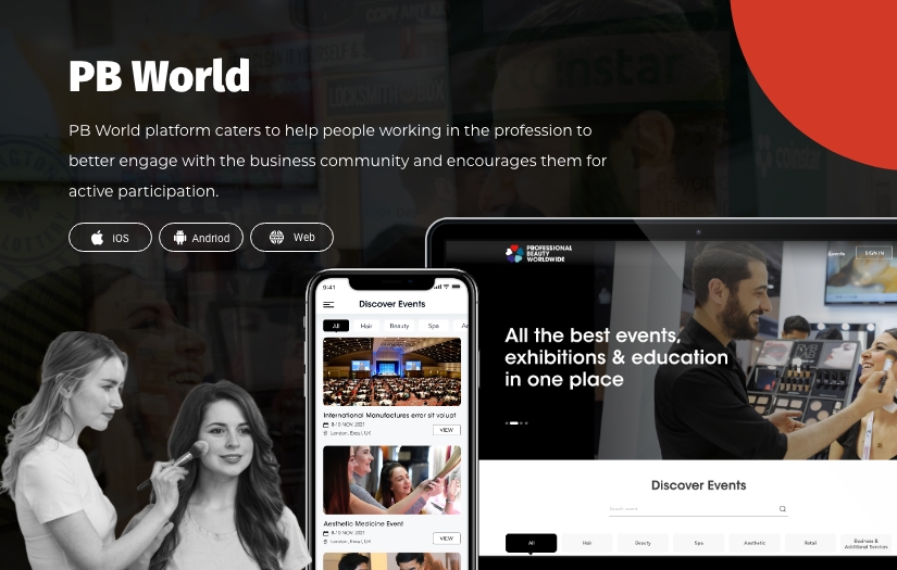 Professional Beauty World - An Online Expo screenshot 1