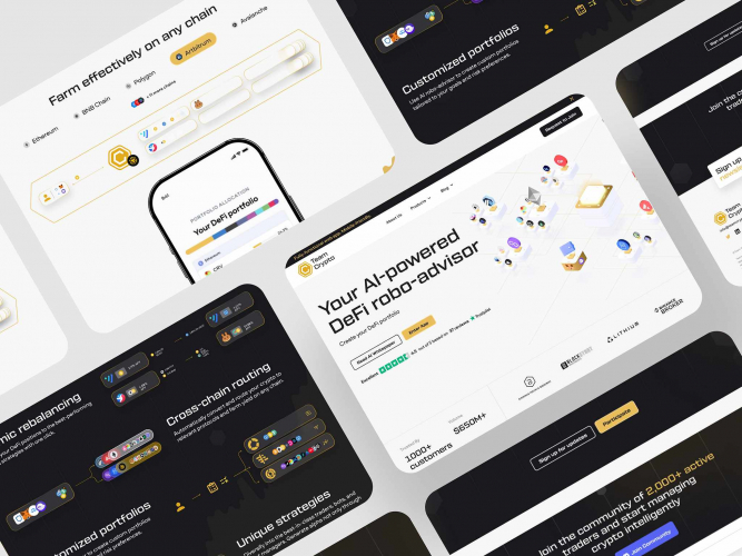 Landing Page | DeFi Ai-Powered advisor product screenshot 1