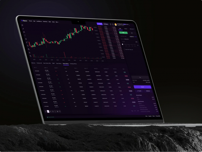 Nexon – Web3 Trading Platform UI Design screenshot 1