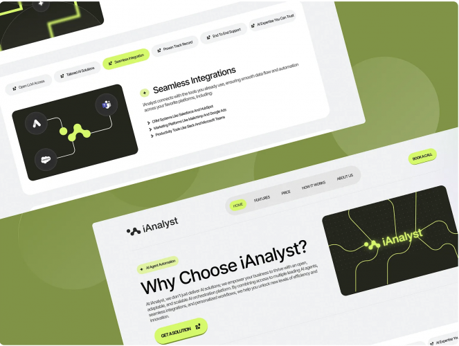 AI Automation Redefined: Landing Page Design screenshot 1