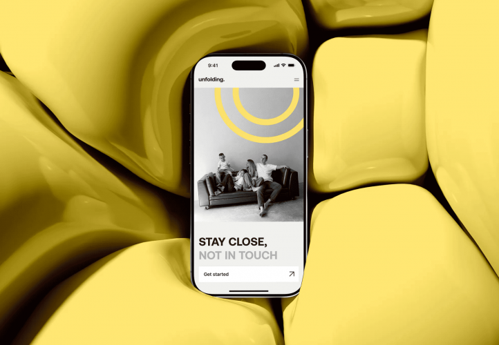 Unfolding: Interactive Storytelling | UI/UX design screenshot 1