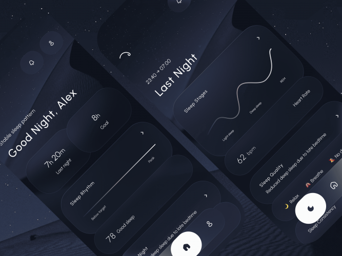 Somna | Design of Sleep Pattern Interface screenshot 2