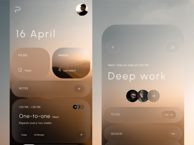Pulse | Design of Workplace OS Interface screenshot 2