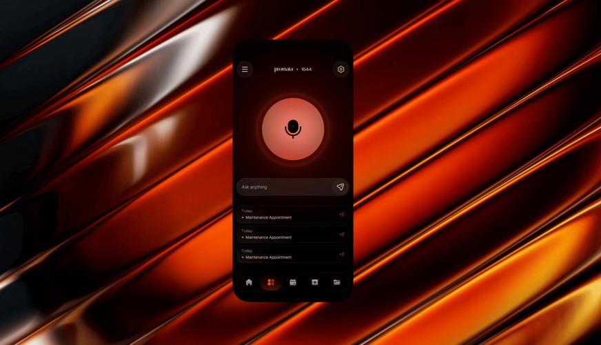 Promata | Design of Luxury AI Property Management App screenshot 2