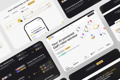 Landing Page | DeFi Ai-Powered advisor product