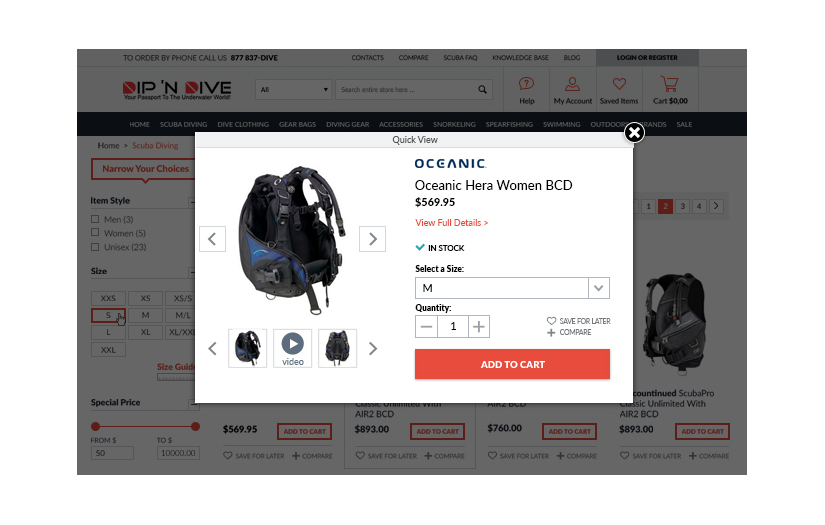 Dip'n'dive screenshot 3