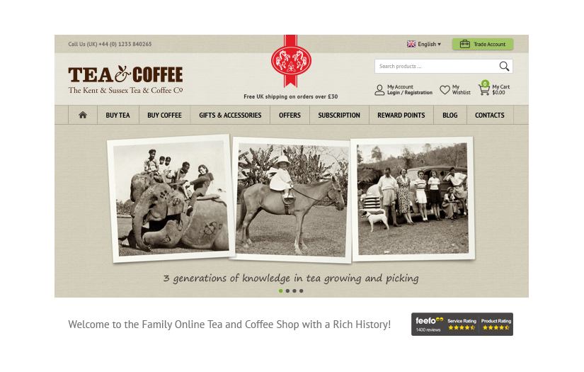 Tea and coffee screenshot 1