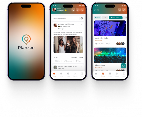 Planzee - Social Event Planning App screenshot 1