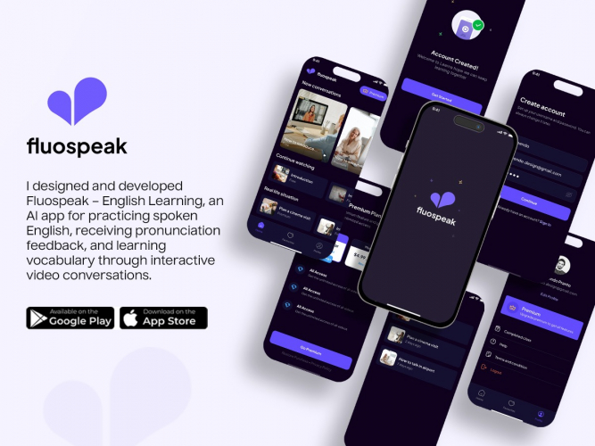 FluoSpeak - Personalized English Learning App screenshot 1