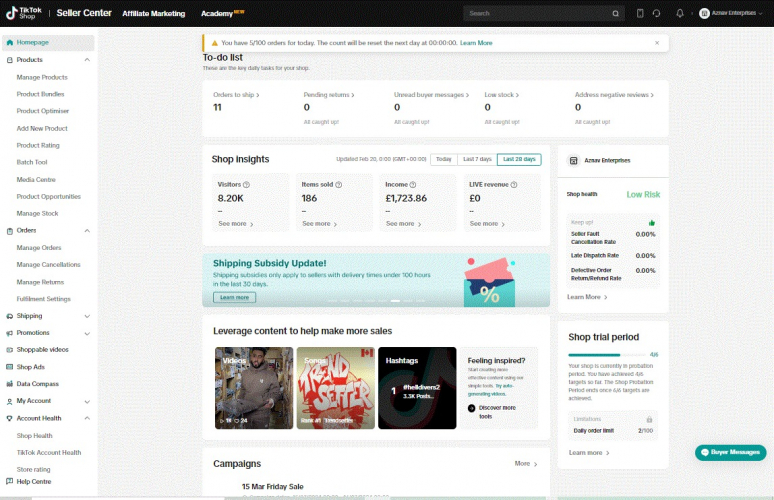Greetings from our TikTok Shop portfolio ! screenshot 2