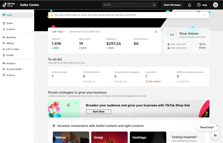 Greetings from our TikTok Shop portfolio ! screenshot 1