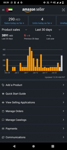 Central Portfolio Stats for Amazon Sellers UAE! screenshot 2