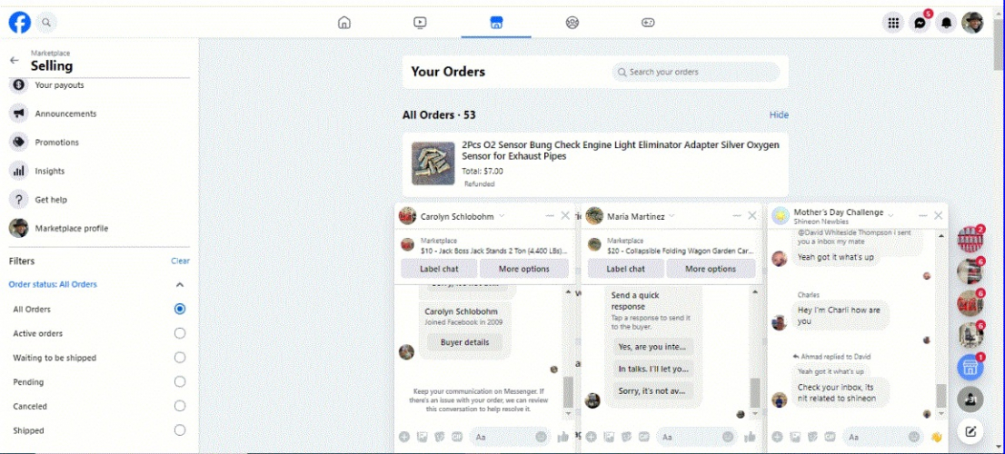 Marketplace Metrics USA! screenshot 1