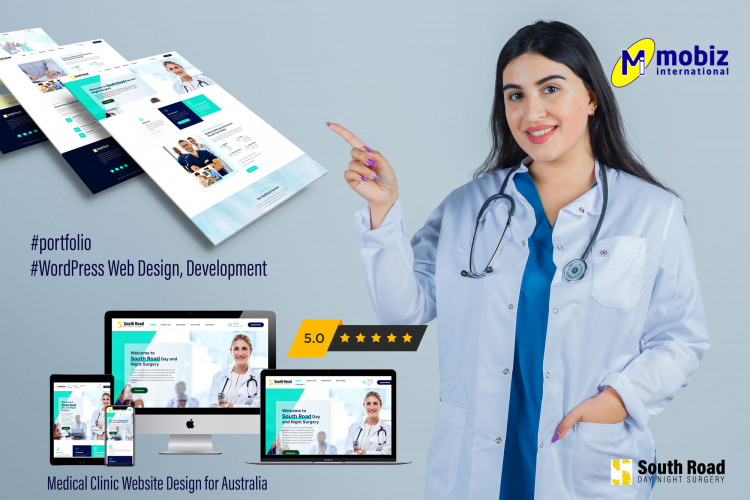 South Road Day Night Surgery - Website Design screenshot 1