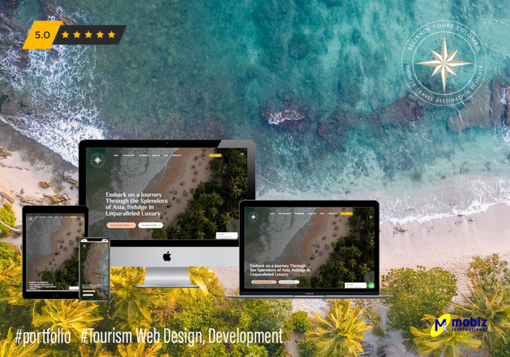 Tourism Website of Reliance Tours cmb screenshot 1