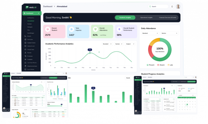 Vedcool - School ERP & eLearning Platform screenshot 1