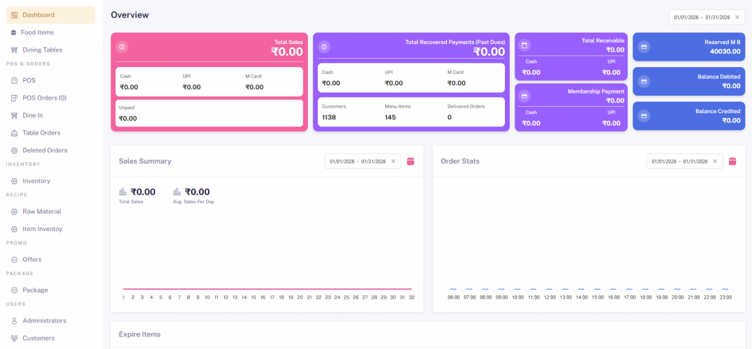 Zekiyo - Food Distribution Management System screenshot 2