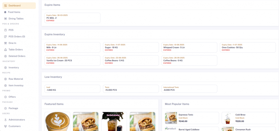 Zekiyo - Food Distribution Management System screenshot 1