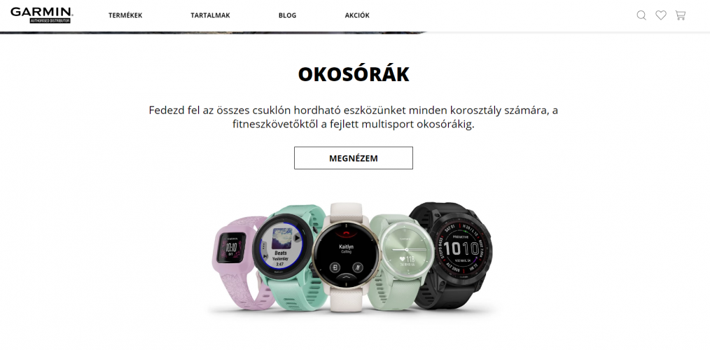 New Garmin's e-commerce website by LogiNet screenshot 1