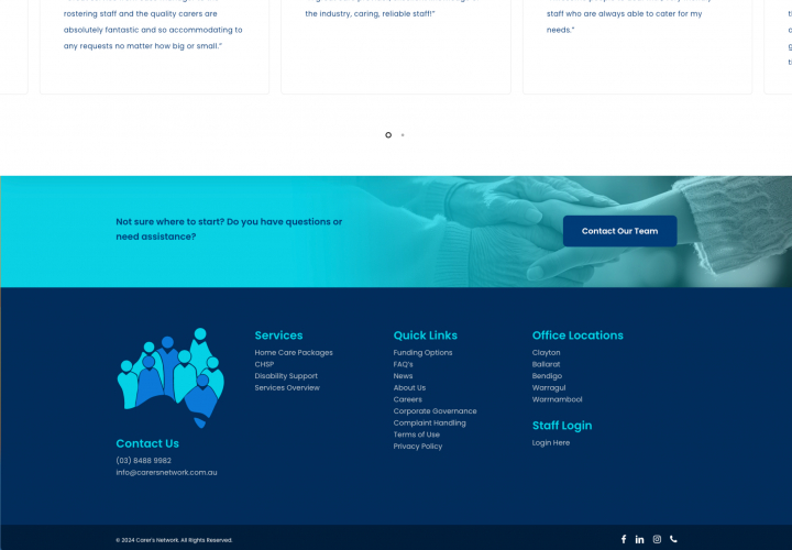 Medical Website Design & Development screenshot 2