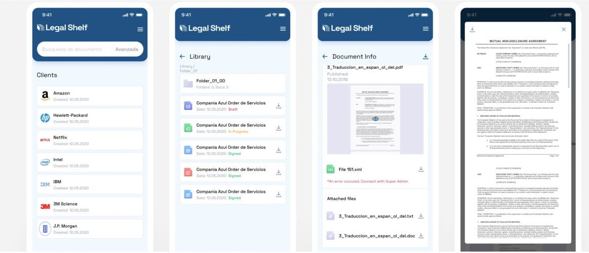 Legal Shelf screenshot 1