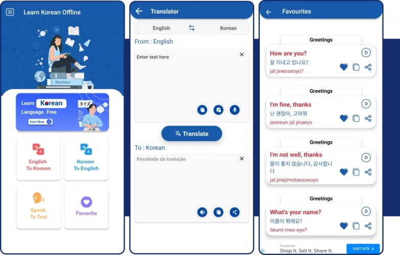 Learn Korean screenshot 1